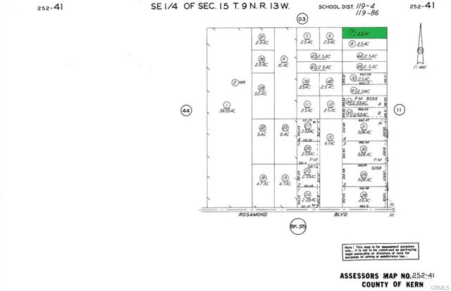 Detail Gallery Image 2 of 5 For 0 Felsite & 60th West, Rosamond,  CA 93560 - – Beds | – Baths