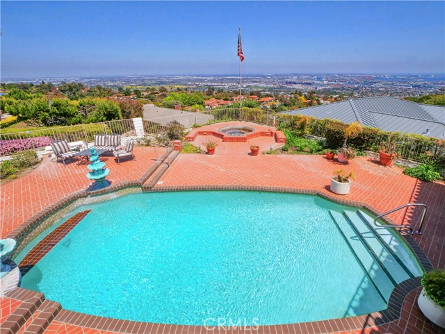 Pool looking out to the view