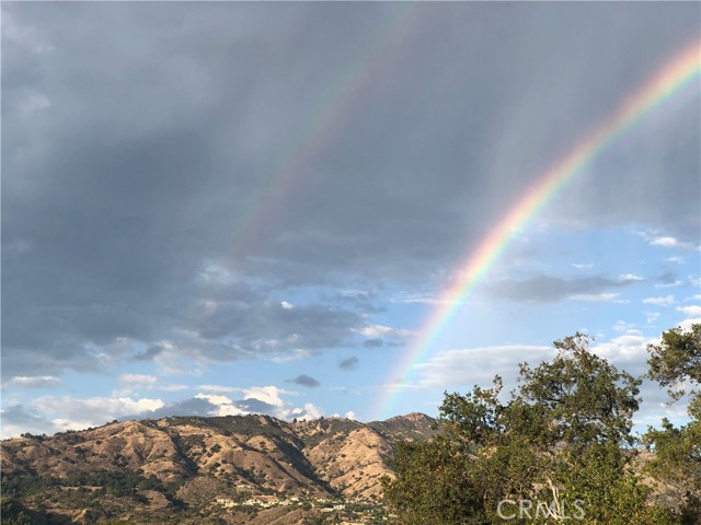 Rainbow from the backyard