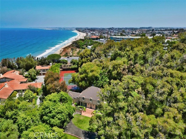 Aerial view of the property shows the proximity to Ocean