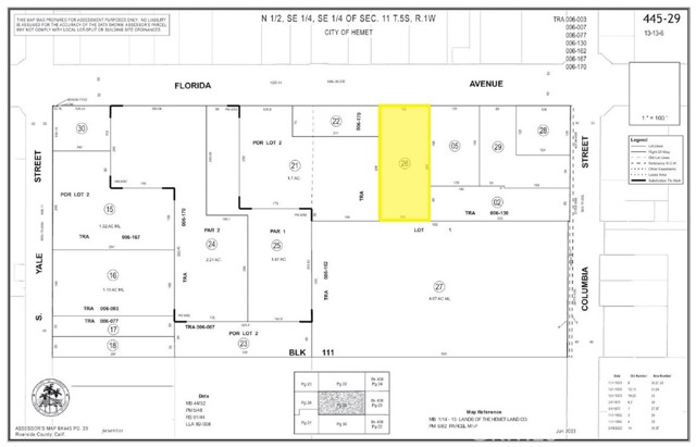 Detail Gallery Image 4 of 4 For 0 Florida Avenue, Hemet,  CA 92544 - – Beds | – Baths