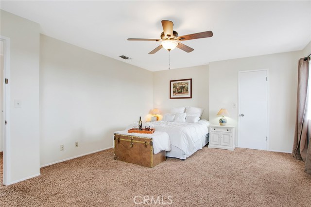 Huge Master's Bedroom with Walk-In Closet.