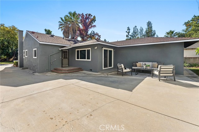 Back patio/driveway