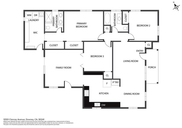 Detail Gallery Image 11 of 11 For 10551 Clancey Ave, Downey,  CA 90241 - 4 Beds | 2 Baths