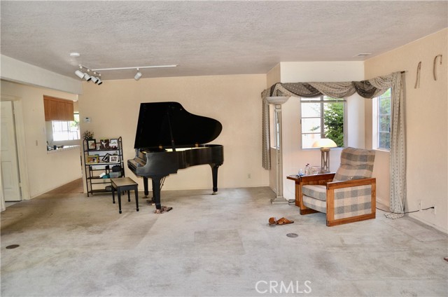 Living Room with lots of west-facing windows