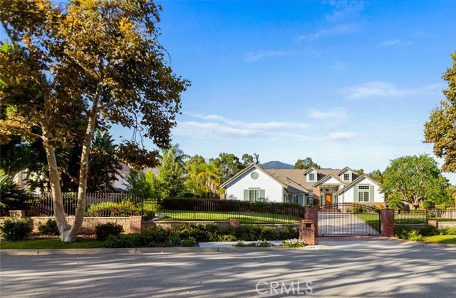 This estate sits above street level and has such a stately appearance.
