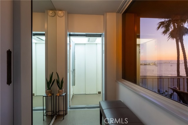 Elevator to private entry