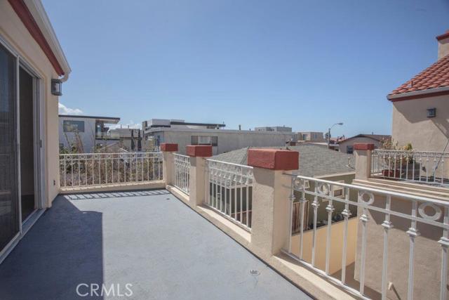 Balcony is off the living room and kitchen