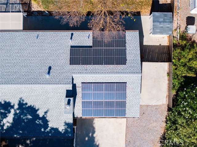 The home comes equipped with owned solar!