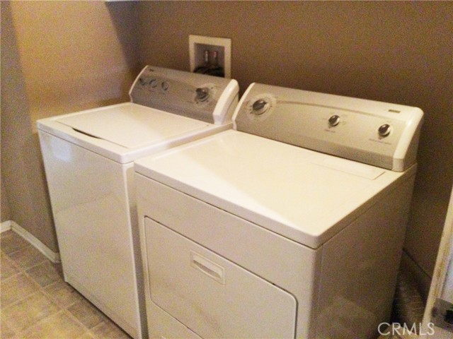 Washer and dryer included in purchase
