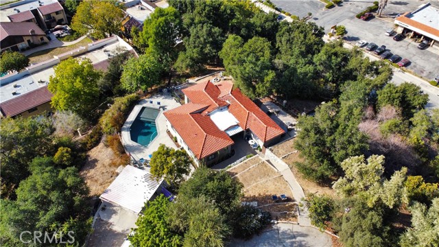 Hilltop, gated, private and secluded aerial view. No HOA.