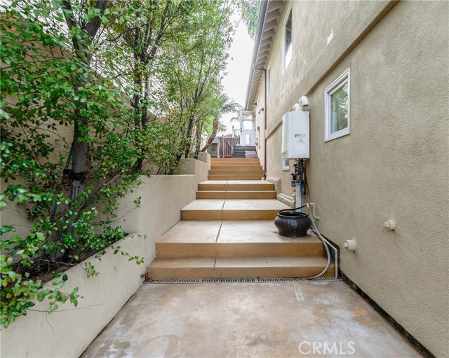 east side of property...