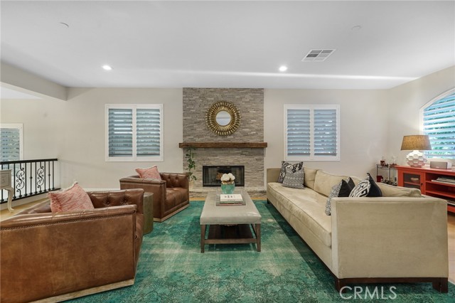 Expansive Formal Living Room with high ceilings