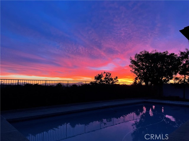 Sunrise from the cabana