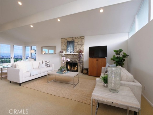 Living Room with Fireplace