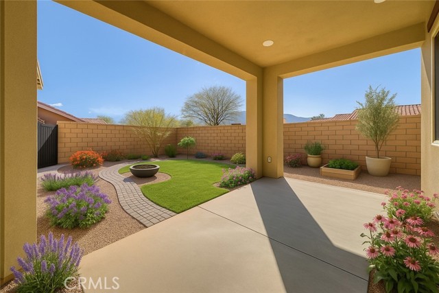 Virtual Staged Backyard