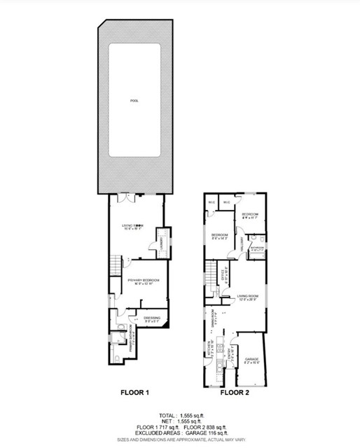 Floor plan. Measurement are approximate.