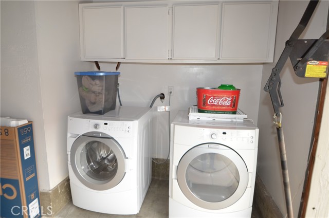 Laundry in Garage