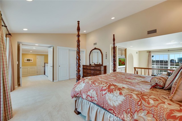 Master bedroom with sitting area to the rear