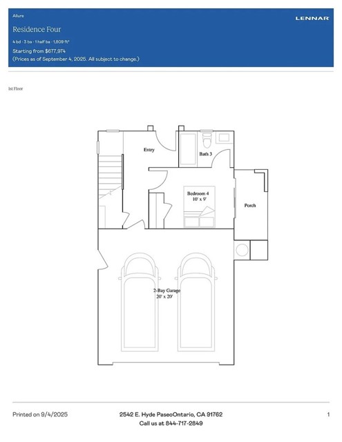 Detail Gallery Image 25 of 27 For 2557 E Lincoln Paseo, Ontario,  CA 91762 - 4 Beds | 4 Baths