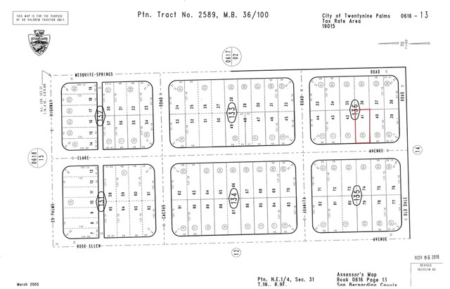 Detail Gallery Image 3 of 3 For 0 Clare Ave, Twentynine Palms,  CA 92277 - – Beds | – Baths