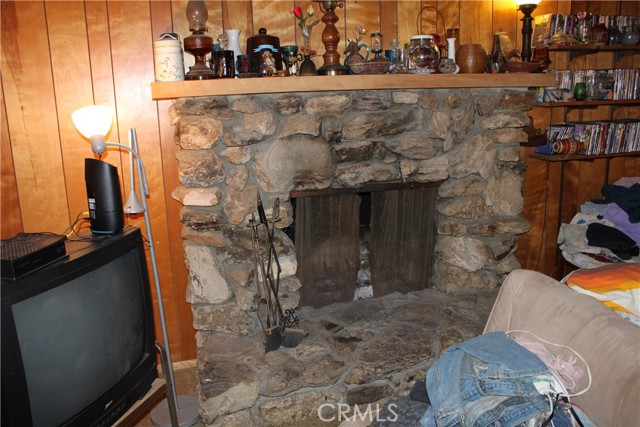 Family room fireplace