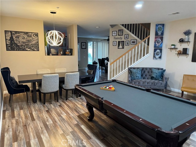 Formal living room and dining room.