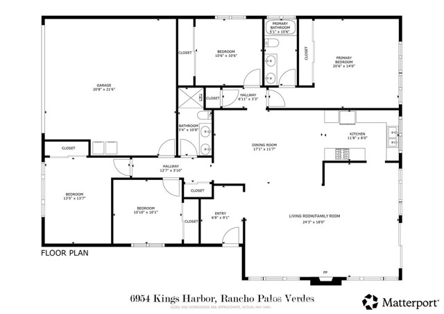 6954 Kings Harbor Floor Plan 6954 Kings Harbor Floor Plan