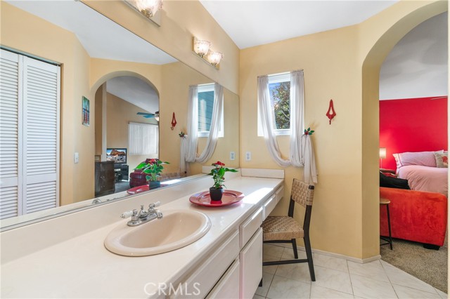 Master Bathroom Vanity and Dressing Area