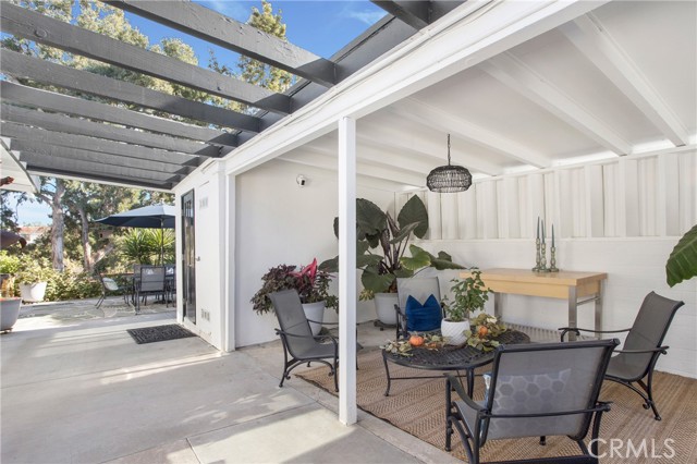 Dine alfresco or use as a carport.