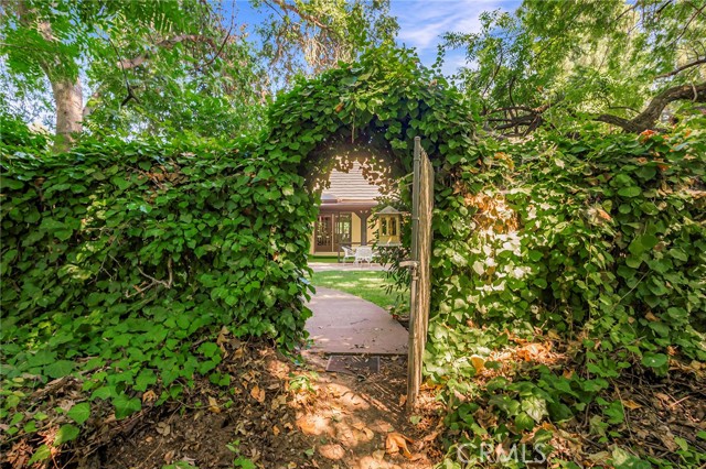 Backyard gate is only steps from Bidwell Park pathways!