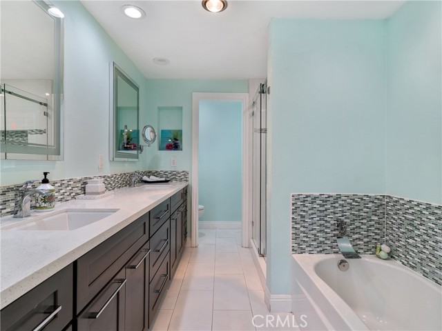 Master bathroom.
