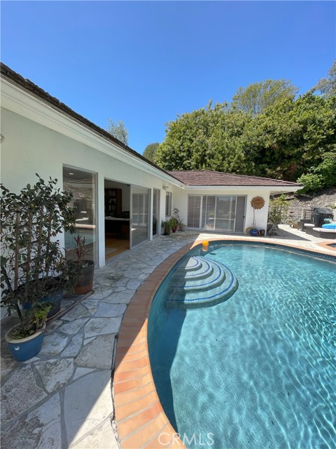 View of pool and house 1