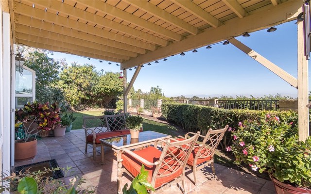 Another patio view