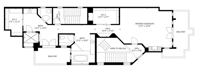 Floor-plan Level 3