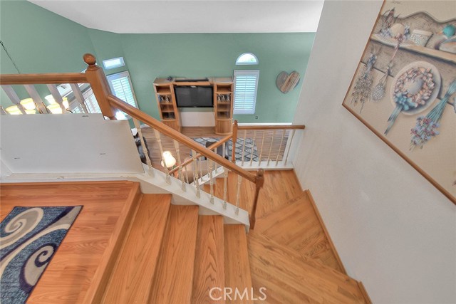 Stairs to 3 upper bedrooms