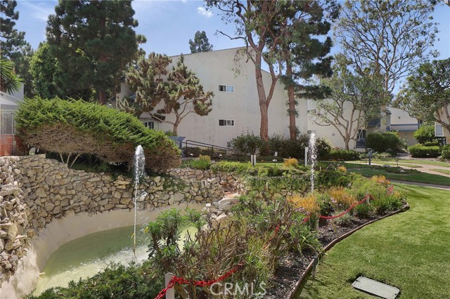 Some of the well maintained grounds of Brookside Village.