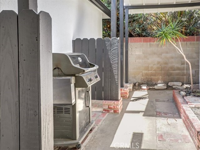BBQ and Container Area