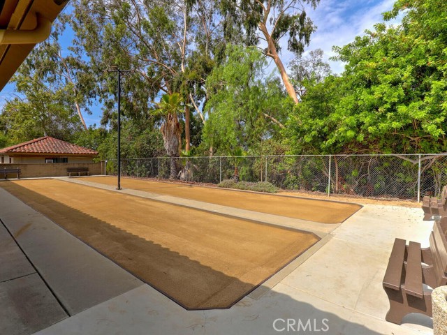 Bocce ball and shuffle board at Rec Center 1