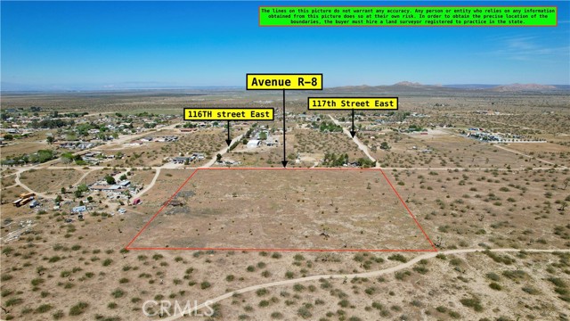 Detail Gallery Image 4 of 10 For 0 Corner of Avenue R-8 and 116th Street East, Littlerock,  CA 93543 - – Beds | – Baths