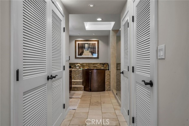 Primary Bath with Closet, Water Closet and Linen Storage