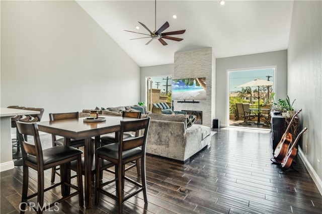 Dining area in Living Room