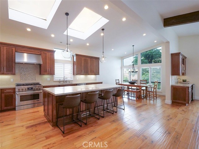 Open Kitchen with Large Island