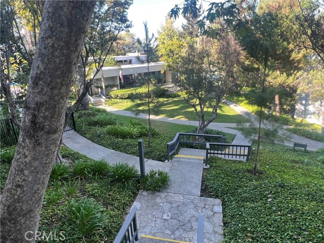 walkway from the balcony on floor 1