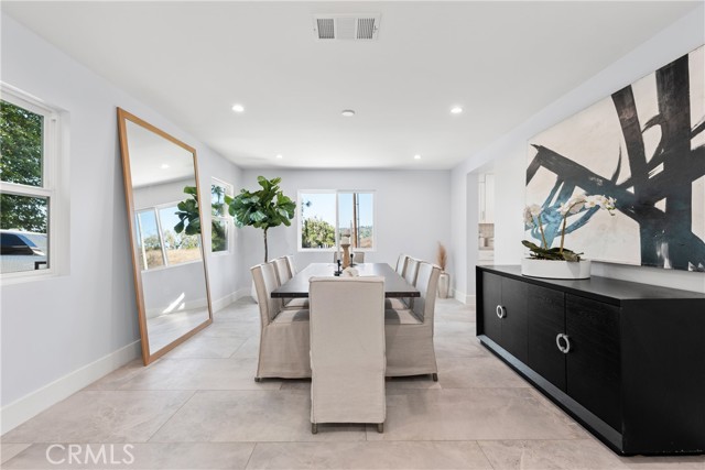 Dining area can fit up to 12 seater