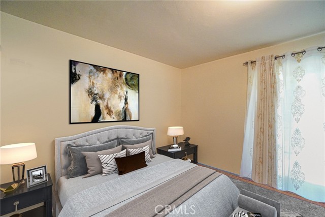 Room has been digitally staged