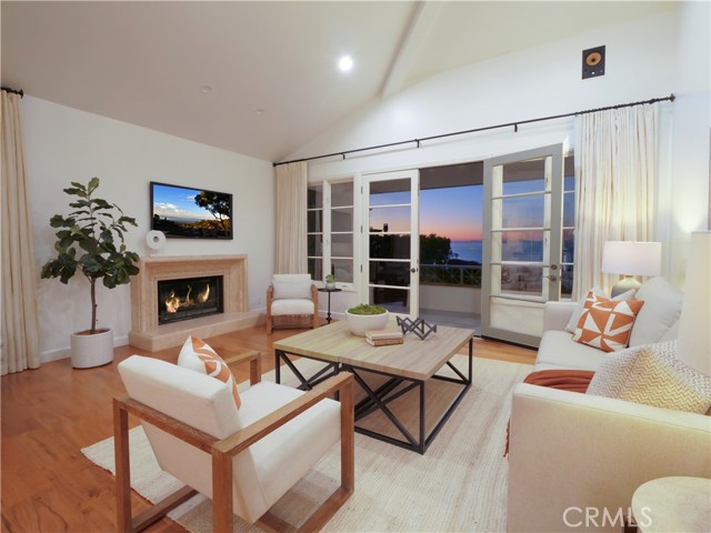 Enjoy sunset views from the family room too!