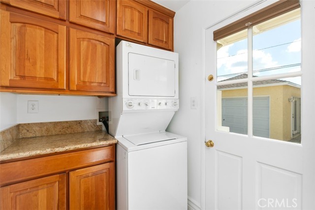 Laundry room off the kitchen