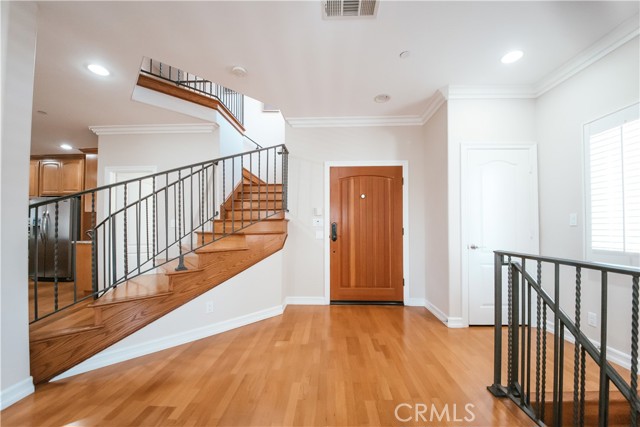 Front Door entry with Staircase