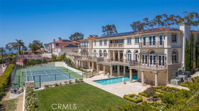 Grand Mansion with Tennis Court, Pool & Grassy Area